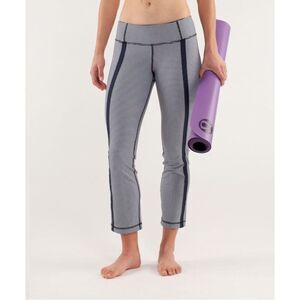 Lululemon Coast To Class Pant Gingham Inkwell Size 6‎ Navy White